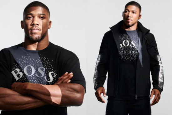 Anthony Joshua Models In New BOSS Apparel (Photo)