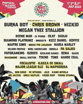 Burna Boy, Wizkid, Small Doctor, Chris Brown, Others To Perform at AfroNation 2022