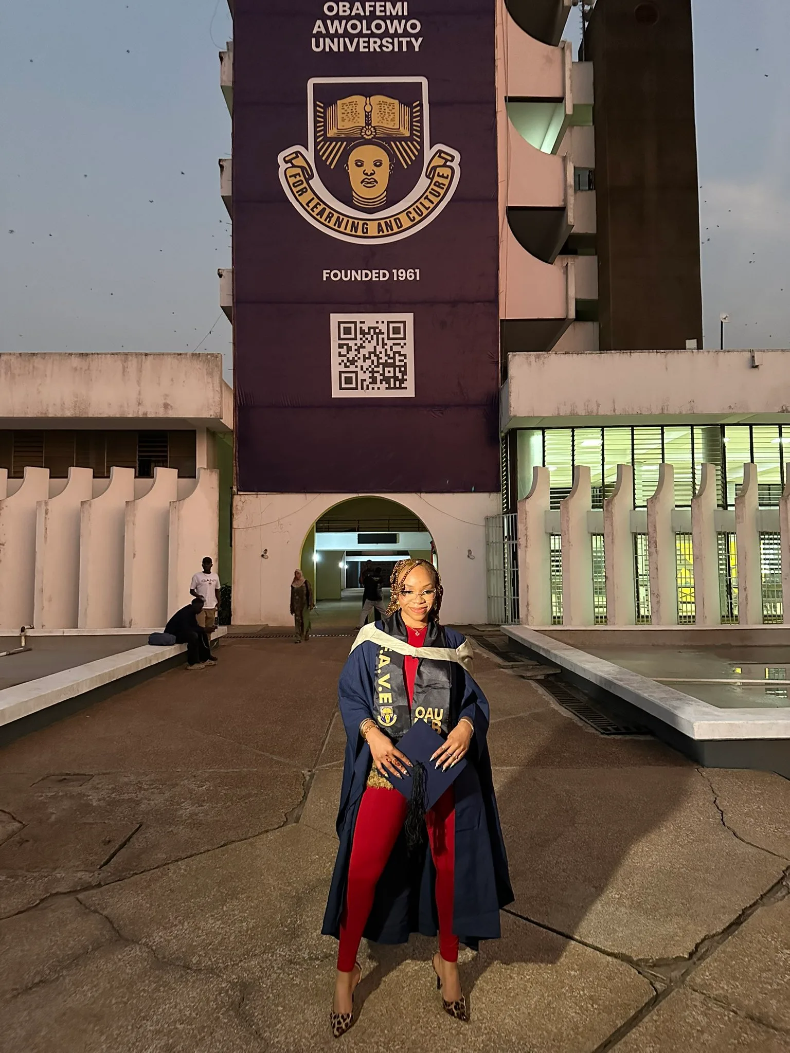 Fave Graduates from OAU with a Law Degree