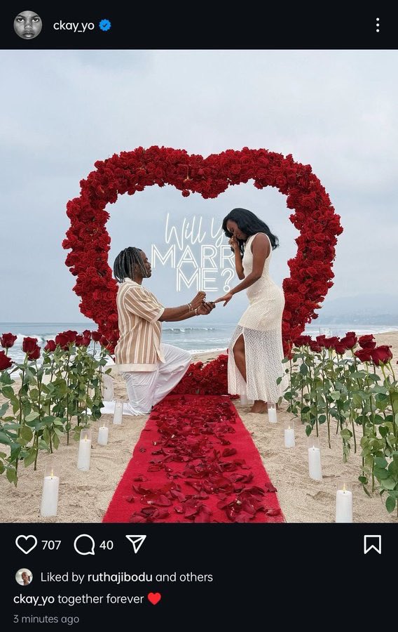 Love Nwantiti in Real Life: CKay’s Heartfelt Engagement to Mona Sed