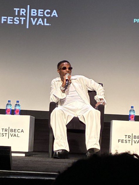 Wizkid makes a public appearance with his daughter for the first time