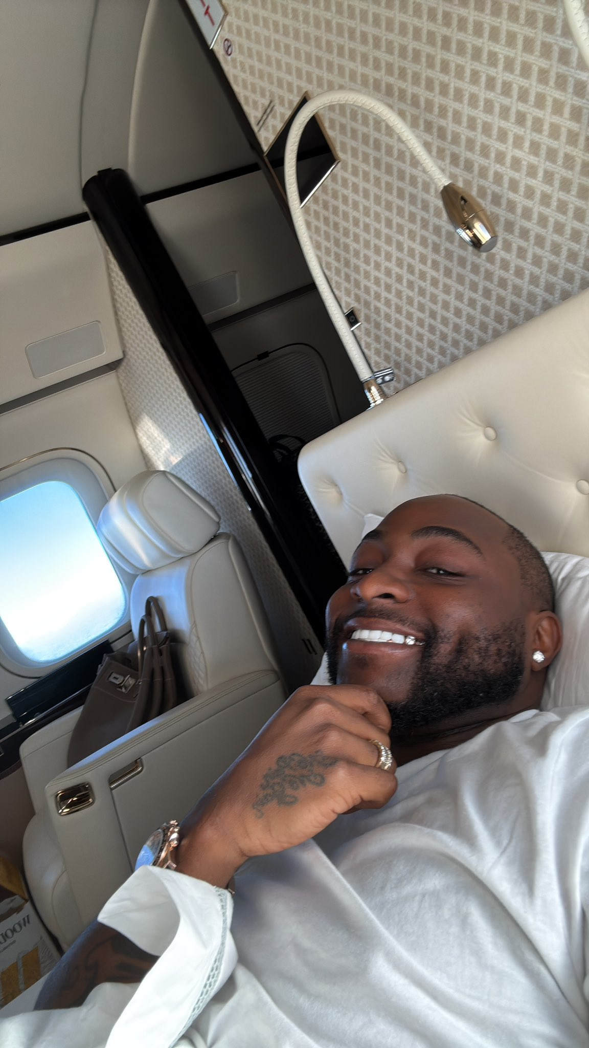 Davido teases a possible joint project with Adekunle Gold. 