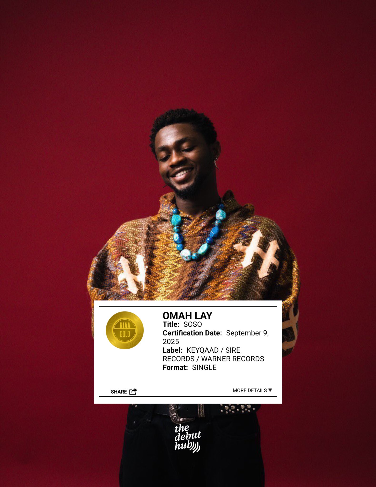 Omah Lay’s “Soso” Goes Gold: Afrobeats’ New King Shines Bright