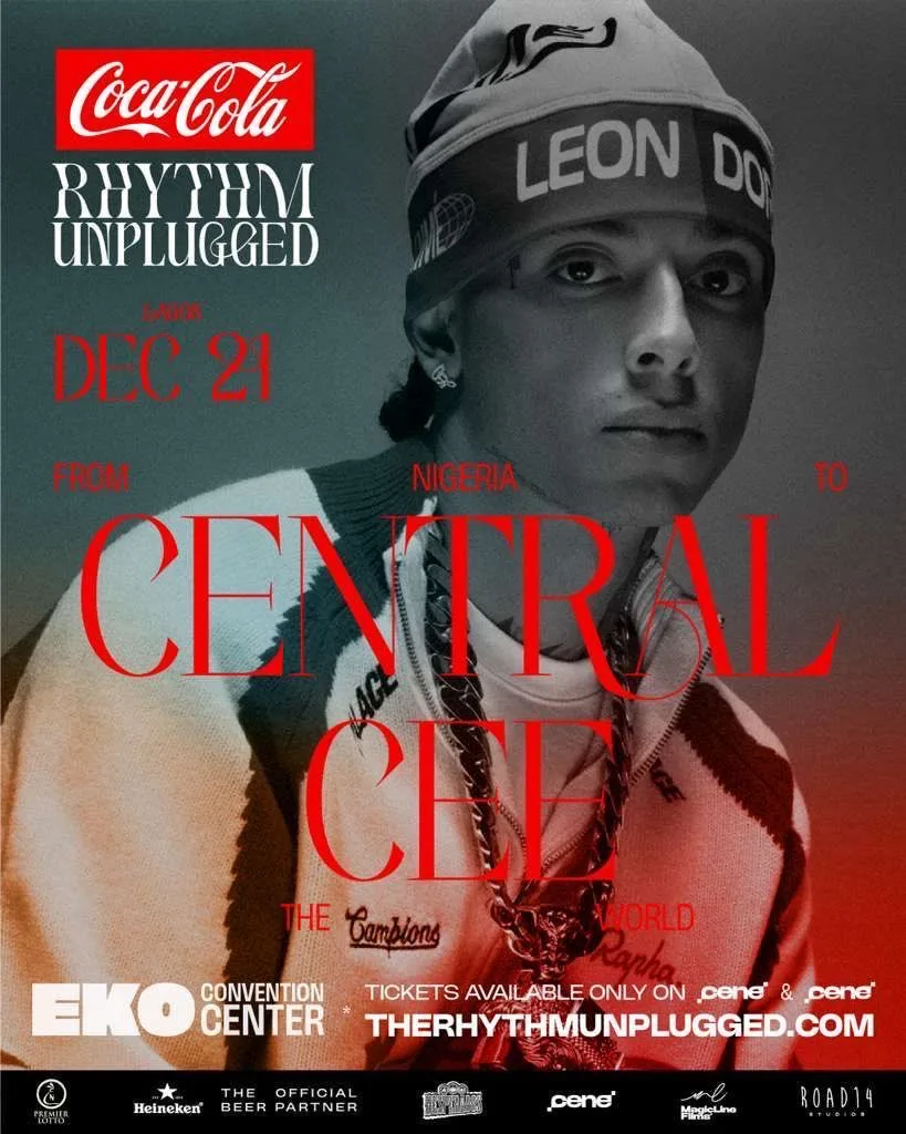 Central Cee Lights Up Lagos at Rhythm Unplugged 2025