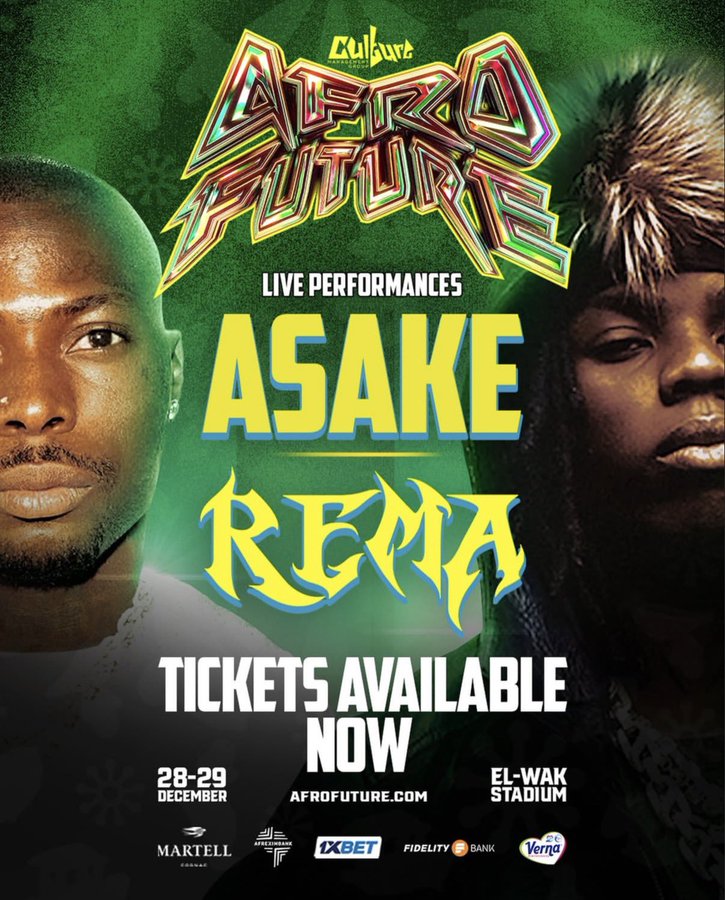 Asake and Rema to Headline AfroFuture Festival Ghana