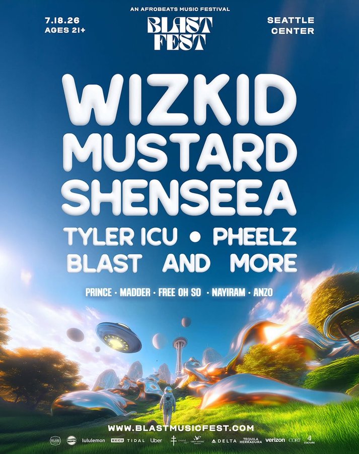 Starboy Takes Seattle: Wizkid to Headline BLASTFEST 2026