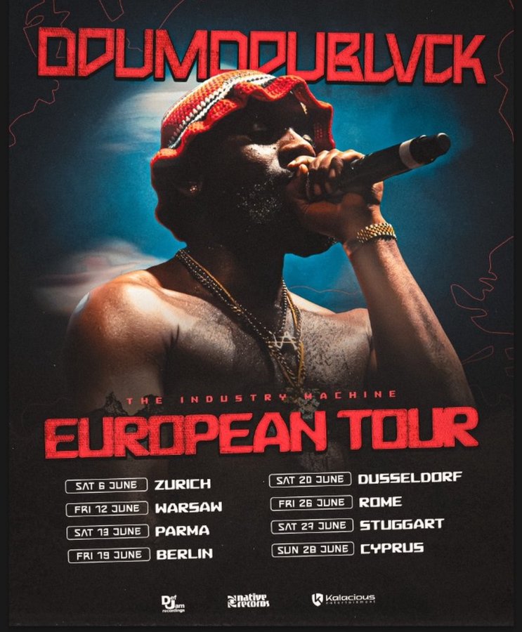 ODUMODUBLVCK Brings “Industry Machine” Tour to Europe