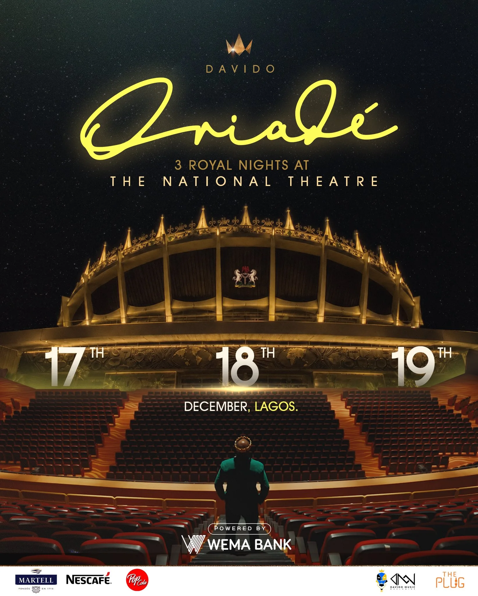 DAVIDO — ORIADÉ RESIDENCY TICKETS LIVE