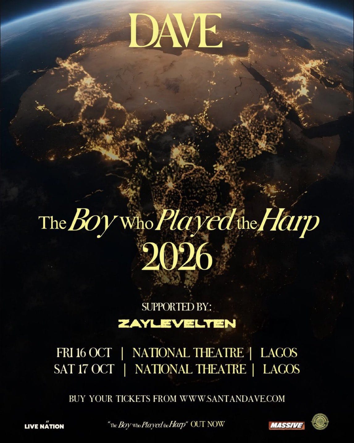 DAVE LIVE IN LAGOS WITH ZAYLEVELTEN