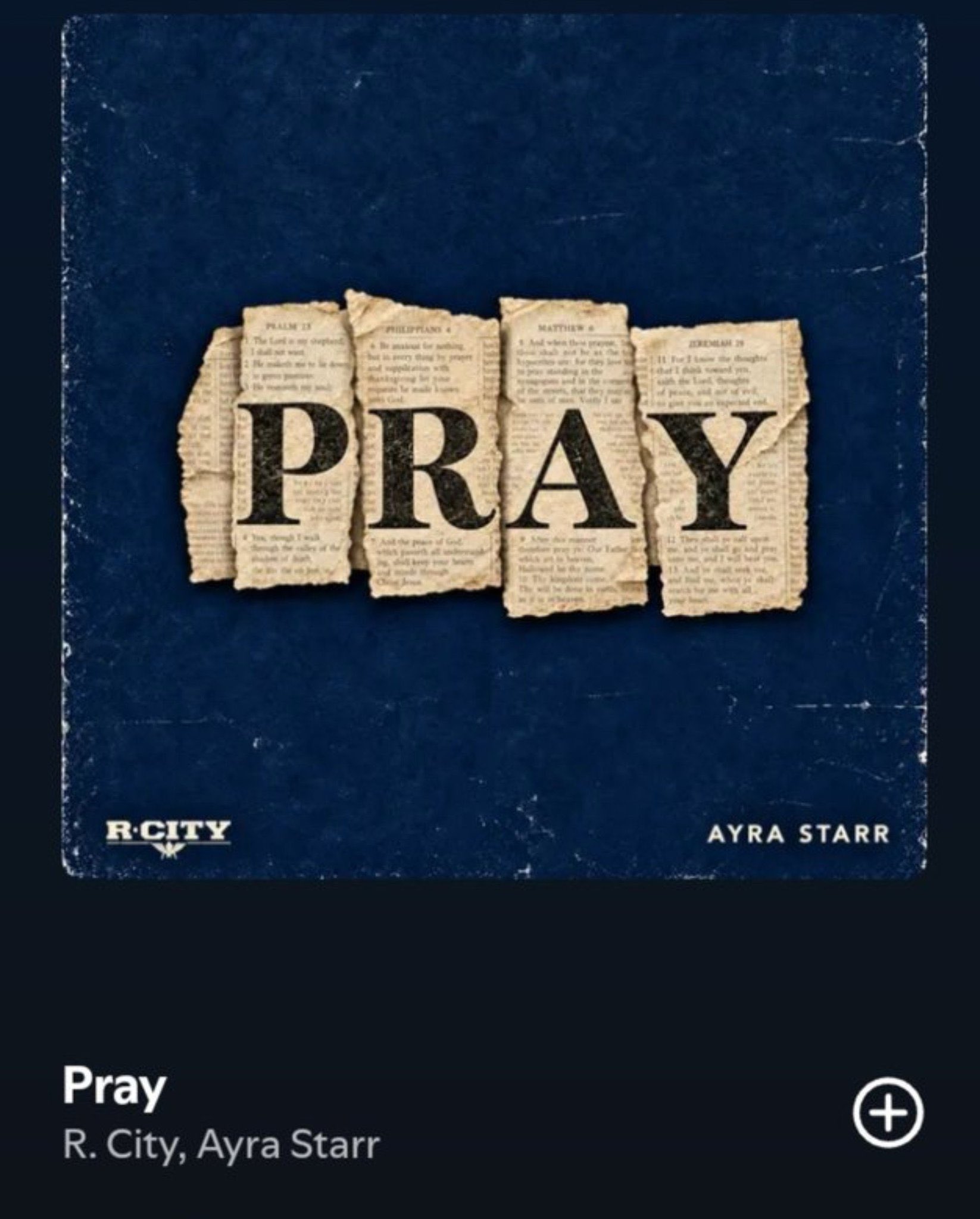 R. CITY & AYRA STARR — PRAY OUT NOW